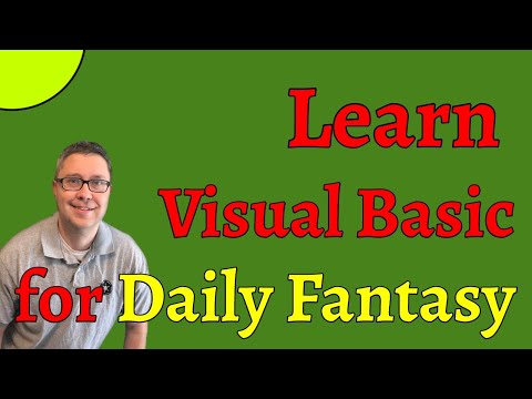 Use Visual Basic/VBA Macros for Daily Fantasy Sports - Do While Loop in your Spreadsheet