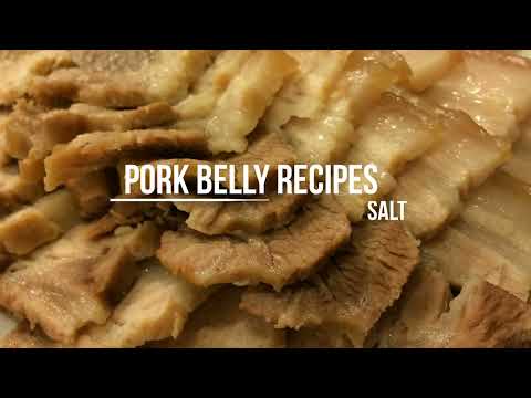 Salted pork belly recipe - old recipe, simple and fast