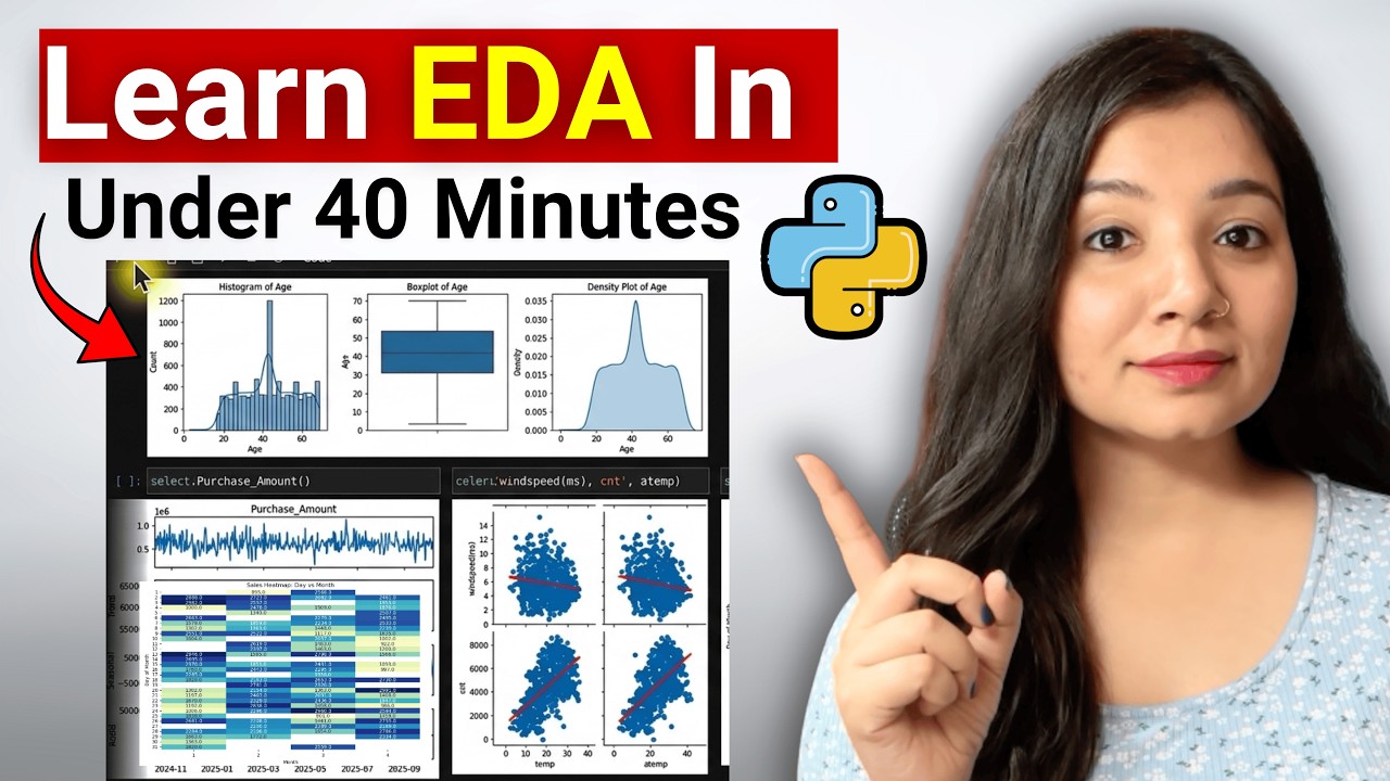 Master Exploratory Data Analysis (EDA) using Python in 40 Minutes 🔥