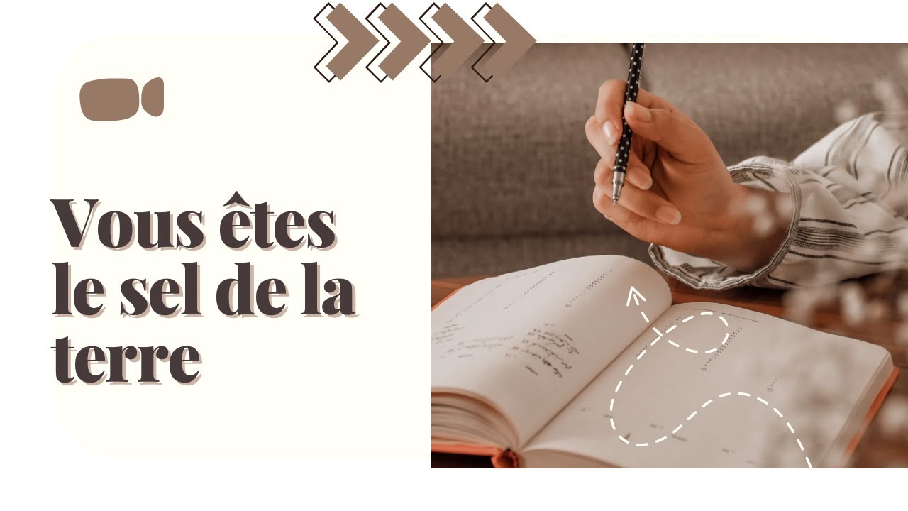 Vous êtes le sel de la terre