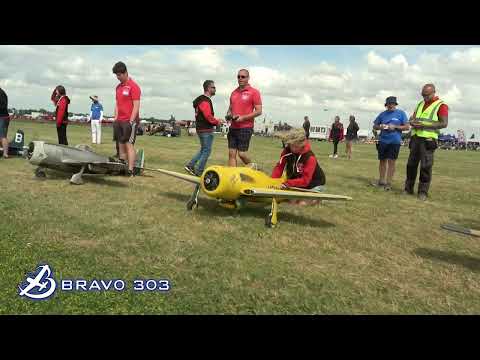 TJD Warbirds Pyro WAR RC Plane Bombing - Wings & Wheels RC Model Airshow 2022