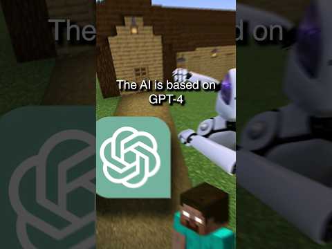 AI 🤖 in Minecraft: Voyager!      #ai #minecraft #facts #funny #news