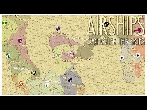Airships: Conquer the Skies - V10 Beta Conquest, Tech Tree & Designs - Let's Play / Gameplay