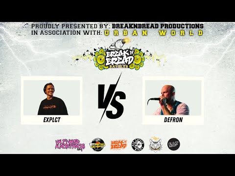 Breaknbread Battles - Freestyle Edition - Explct vs Defron