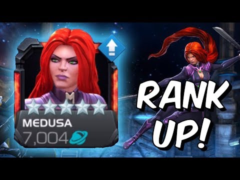 5 Star Medusa Rank Up & Gameplay - Marvel Contest Of Champions