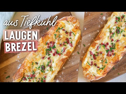 GENIALES Rezept aus Laugengebäck: 4 Zutaten RAHMFLADEN (einfach & schnell)