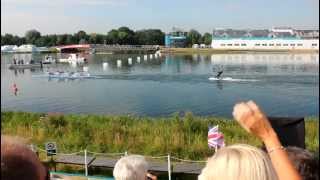 preview picture of video 'Olympic Canoe Wakeboarding at Eton Dorney'