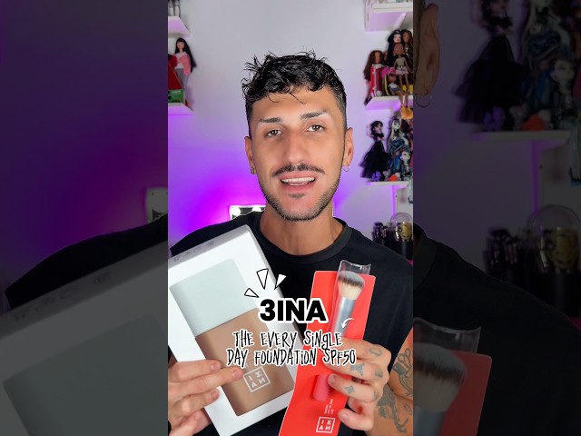 Vídeo relacionado con 3INA MAKEUP - The Every Single Day Foundation SPF 50 612 - Base de Maquillaje Claro frío con SPF 50 & Niacinamida - Fórmula ligera - Modulable - Cobetura ligera a media - Vegan - Cruelty Free