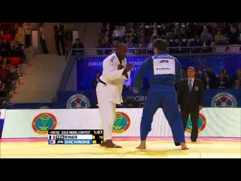 Teddy Riner vs Ryu Shichinohe World Judo Championships 2015 - Astana