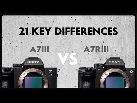 Compare Sony a7iii vs a7riii (2021) | Camera Specs Slideshow