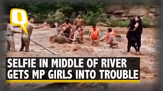 Two Girls Stuck Trying to Click Selfie in Middle of Pench River Rescued by MP Cops | The Quint | DOWNLOAD THIS VIDEO IN MP3, M4A, WEBM, MP4, 3GP ETC