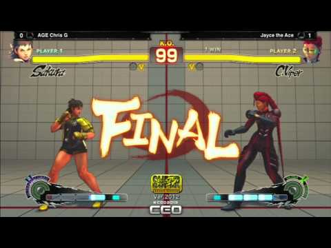 CEO2013: SSF4: AE Ver. 2012 - AGE Chris G vs Jayce the Ace