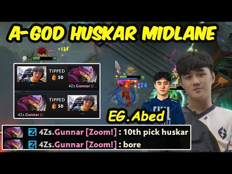 Abed Huskar MIDLANE - 10th Pick Bore ??? vs Cr1t Gunnar Bryle Dota 2 pro Gameplay Server NA