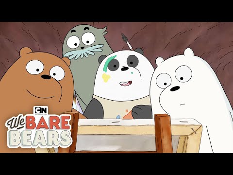 【看動畫學英文】《熊熊遇見你》胖達是個畫畫天才！ (Panda Paints | We Bare Bears | Cartoon Network)