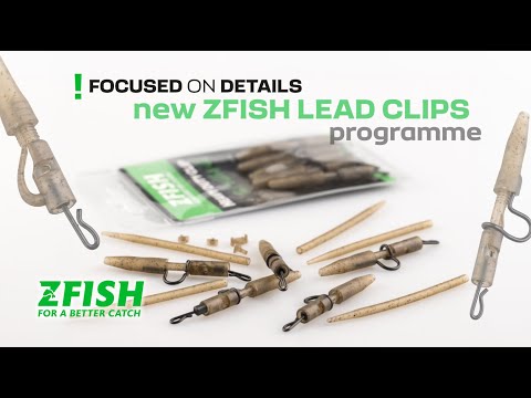 ZFISH - Závesky Lead Clip & Tail Rubber 6 ks