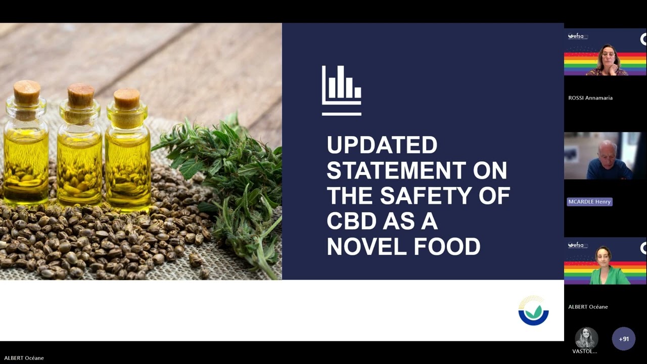 Webinar on the risk assessment of cannabidiol as a novel food