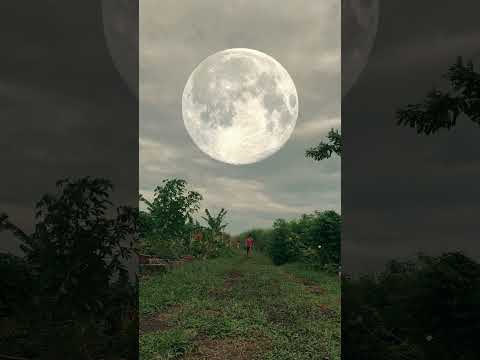Big big moon 😱🌕 #moon