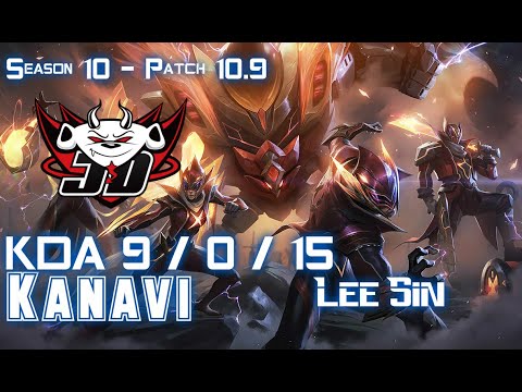 JDG Kanavi LEE SIN vs SHYVANA Jungle - Patch 10.9 KR Ranked
