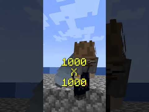 DerVillion - Minecraft Spawn Escape Challenge 1000x1000 hole to bedrock! InvincibleAnarchy.net