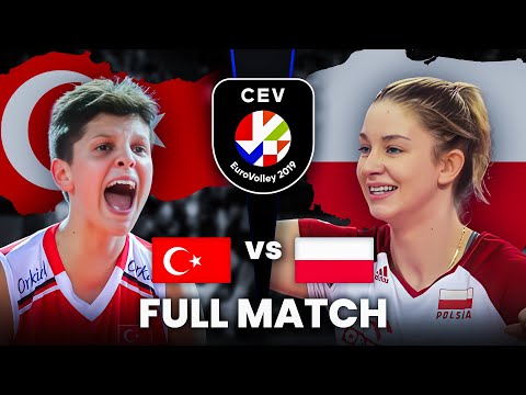 Turkiye 🇹🇷 vs Poland 🇵🇱 | Full Match | CEV EuroVolley 2019