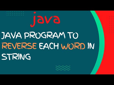 Java Program To Reverse Each Word In String Java Interview Question Realnamehidden