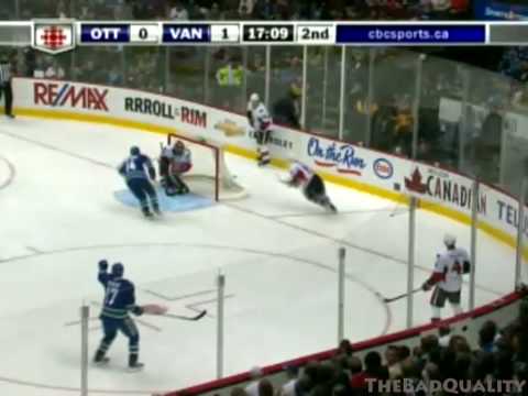 Jason Spezza scores an end-to-end goal