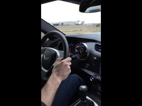 C7 Corvette Stingray Launch control and no lift shifting.