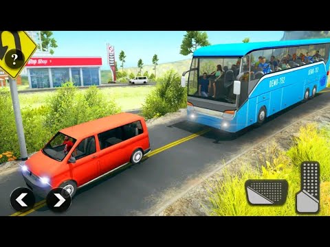Offroad Bus driving simulator 2020: Mountain Bus - Driving Simulator Games #androidgameplay