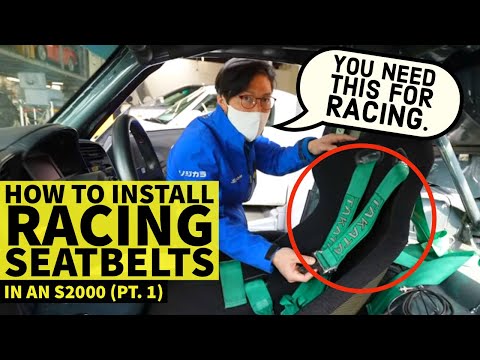 SPOON Installed A TAKATA Racing Harness In My S2000! (Part 1/2)