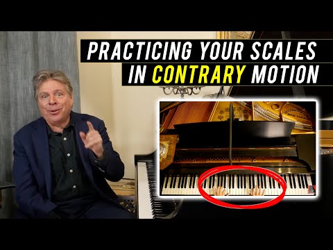 Practicing Your Scales in Contrary Motion