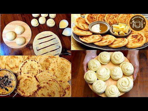 Moroccan Meloui or Malawi Bread | Suhur Special | Ramadan | Spork & Knife