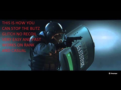 HOW TO STOP BLITZ GLITCH NO RECOIL SUPER EASY FAST AND WORKS ON RANK AND CASUAL