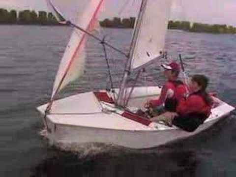 Cadet sailing practice 2 Spinnaker