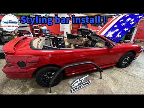 How to install a MMD/CDC Convertible Styling Bar on a SN95 94-98 Mustang