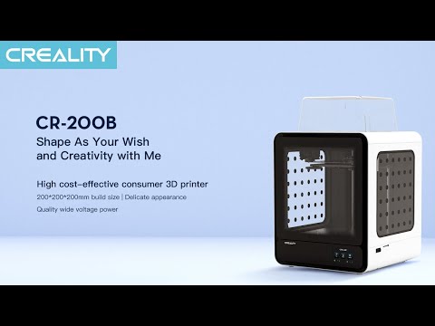 Creality CR-200B Enclosed 3D Printer Demo
