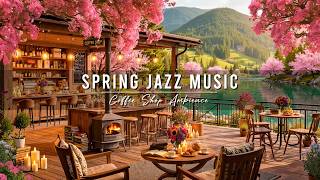 Download lagu Jazz Relaxing Music & Cozy Spring Coffee Shop Ambience 🌸 Smooth Jazz Instrumental Music for Studying mp3