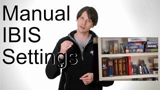 Manual stabilization settings