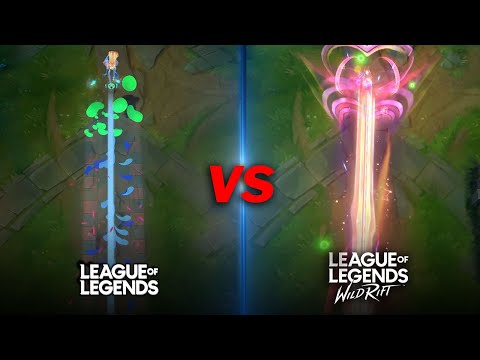 Lovestruck Lux VS Space Groove Lux : Skin Comparison | Wildrift, LOL PC