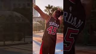 Ranveer Singh nails the 3-Pointer in a Vintage Chicago Bulls Jersey