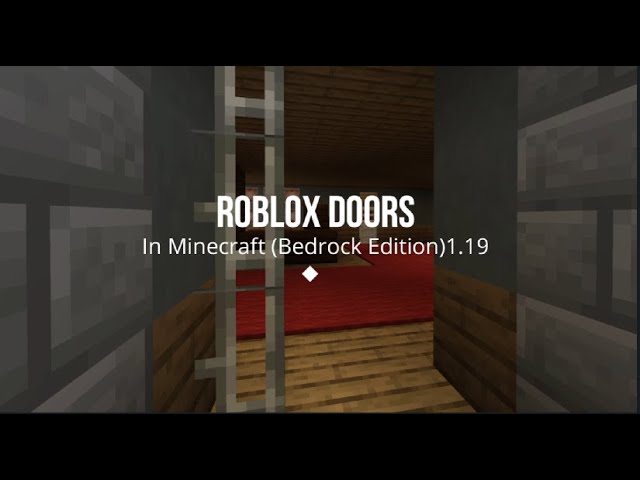 Roblox DOORS Hotel+ Bedrock Minecraft Map