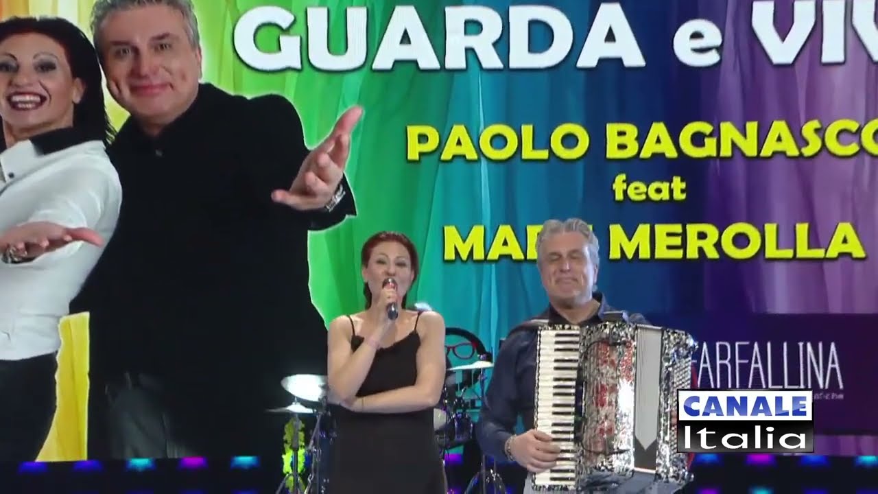 Mary Merolla e Paolo Bagnasco - GUARDA E VIVI (fox trot) Canale Italia SPECIALE FARFALLINA