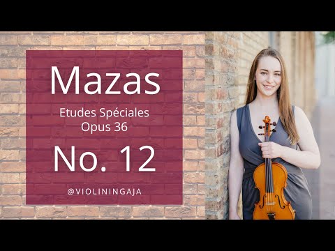 Mazas Opus 36, No. 12: Allegro moderato