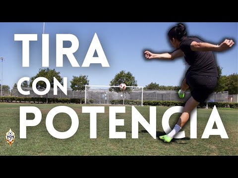 COMO TIRAR CON POTENCIA EN FÚTBOL | Aprende a Chutar Fuerte al Balón