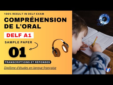 DELF A1 - Compréhension de l'oral [No. 01] | Listening Practice Test Online | French 'N' You