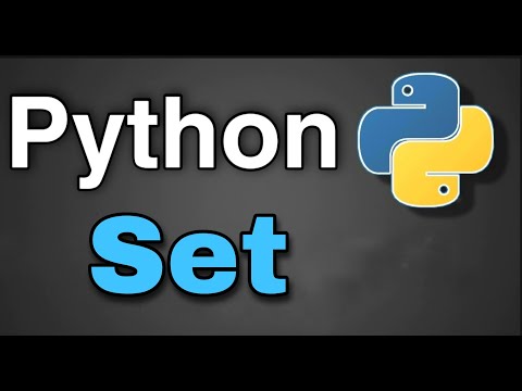 Python Tutorial 28 Set