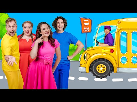 Wheels on the Bus (Extended!) - Nursery Rhymes with Bounce Patrol