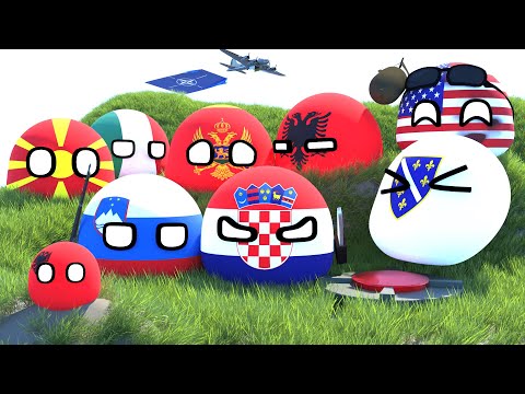 Pov: You're Yugoslavia in 90s || 3D Countryballs Animation