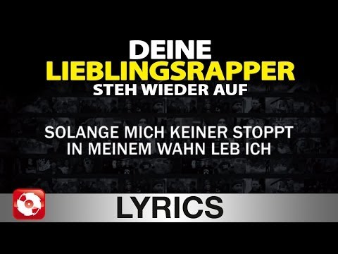 DEINE LIEBLINGSRAPPER (SIDO & HARRIS) STEH WIEDER AUF AGGROTV LYRICS KARAOKE (OFFICIAL VERSION)