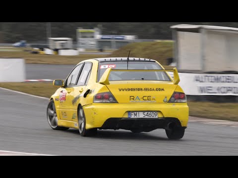 Jacek Tarazewicz, Mitsubishi Lancer Evo IX - 1. Kryterium SuperOES - Tor Poznań, 27.01.2024