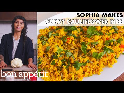 Sophia Makes Curry Cauliflower Rice | From the Home...